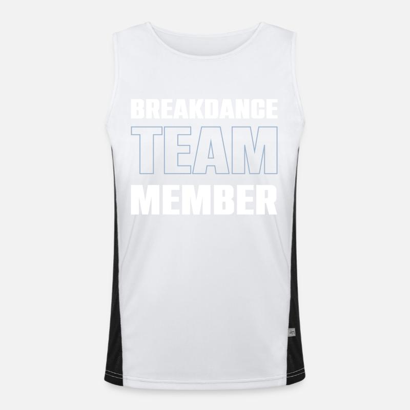 Équipe de breakdance Débardeur respirant contrasté Homme 