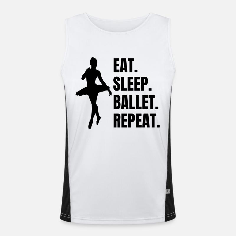 Ballet Gift Dance Dancer Ballerina Dance Class Men's Functional Contrast Tank Top 