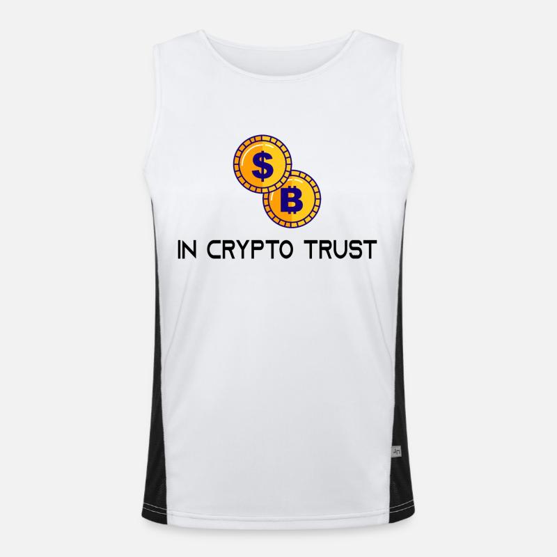 Bitcoin Trading Crypto Stocks Men's Functional Contrast Tank Top 