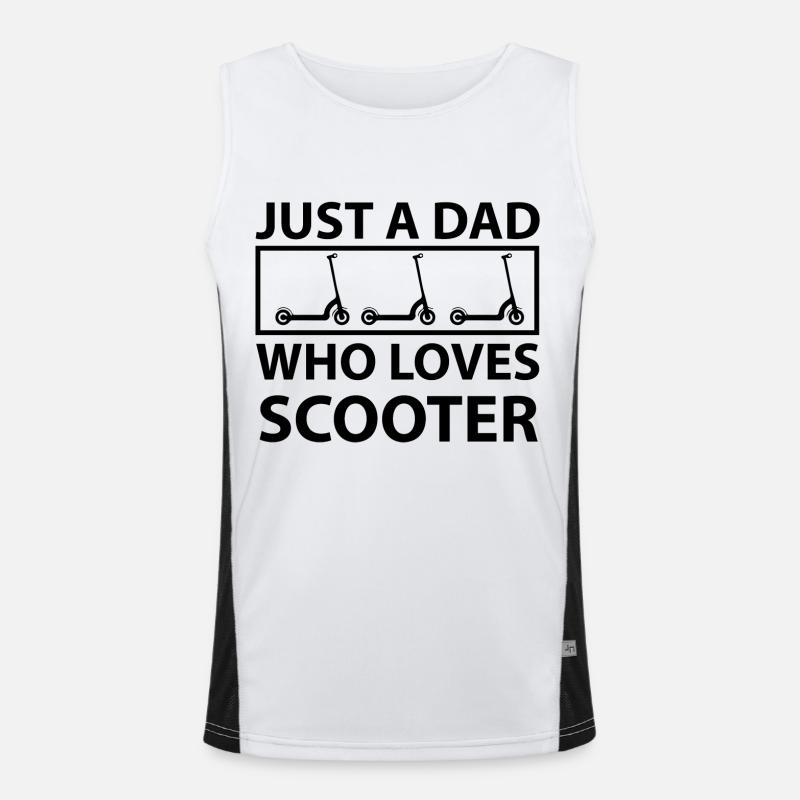 E-Scooter Scooter Débardeur respirant contrasté Homme 