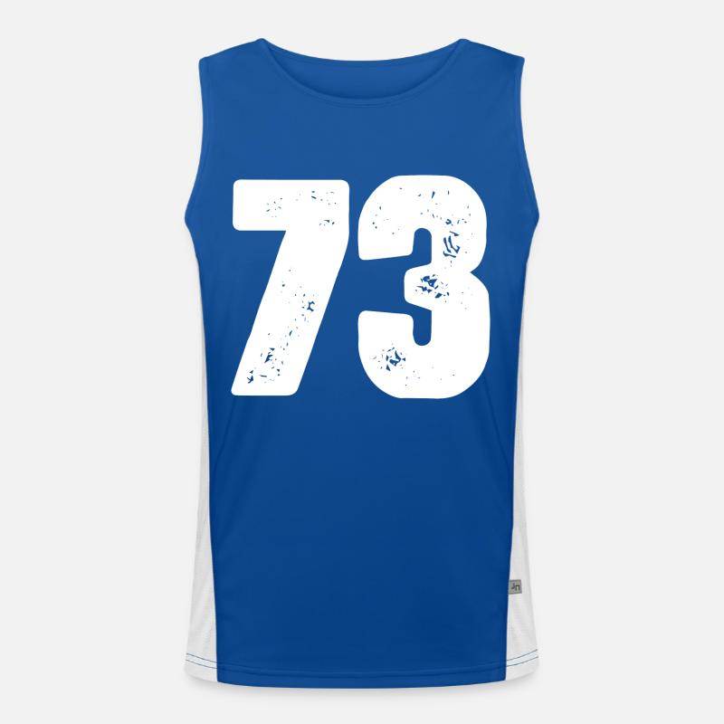 73 Number jersey Men's Functional Contrast Tank Top 