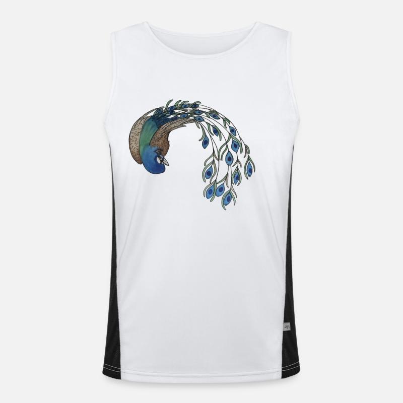 Peacock Men's Functional Contrast Tank Top 