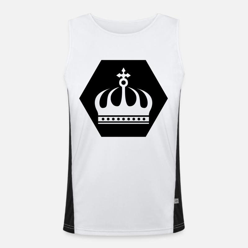 crown Men's Functional Contrast Tank Top 
