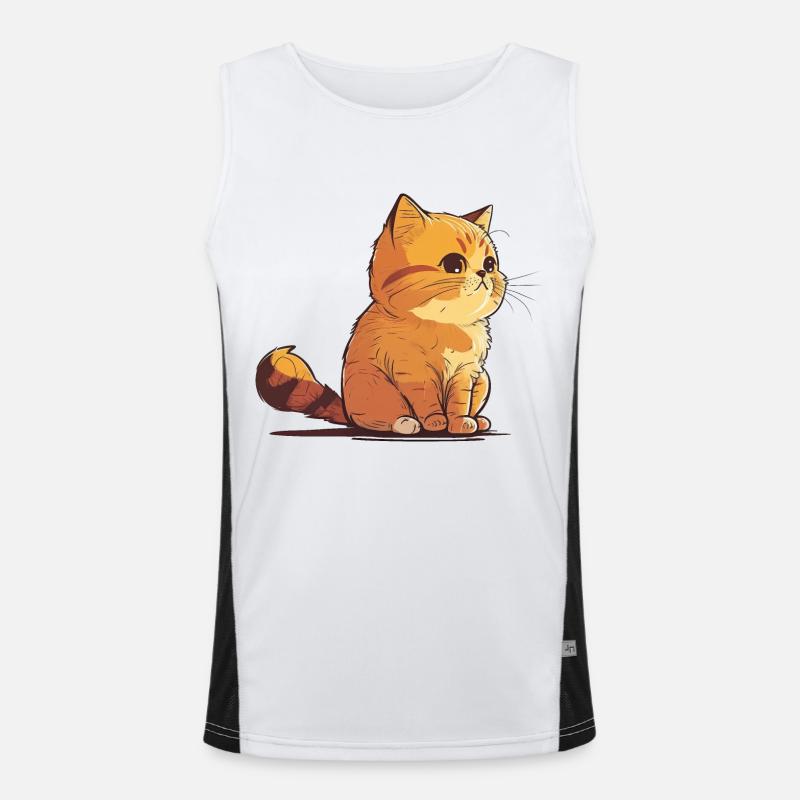 KITTEN Funktionelles Kontrast-Tank Top für Männer 