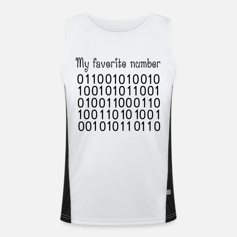 Mon chiffre préféré Débardeur respirant contrasté Homme 