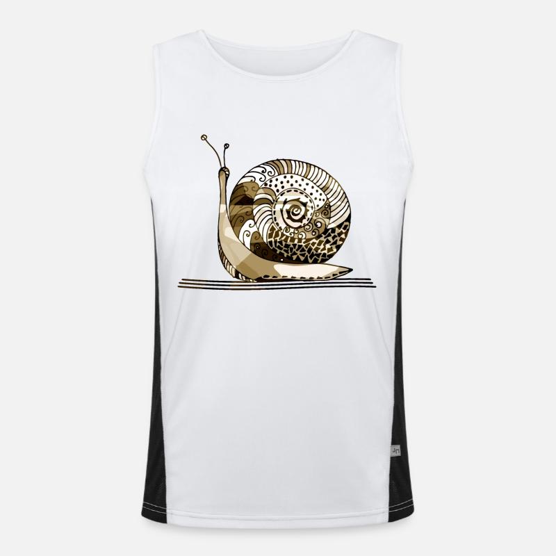 Escargot Débardeur respirant contrasté Homme 
