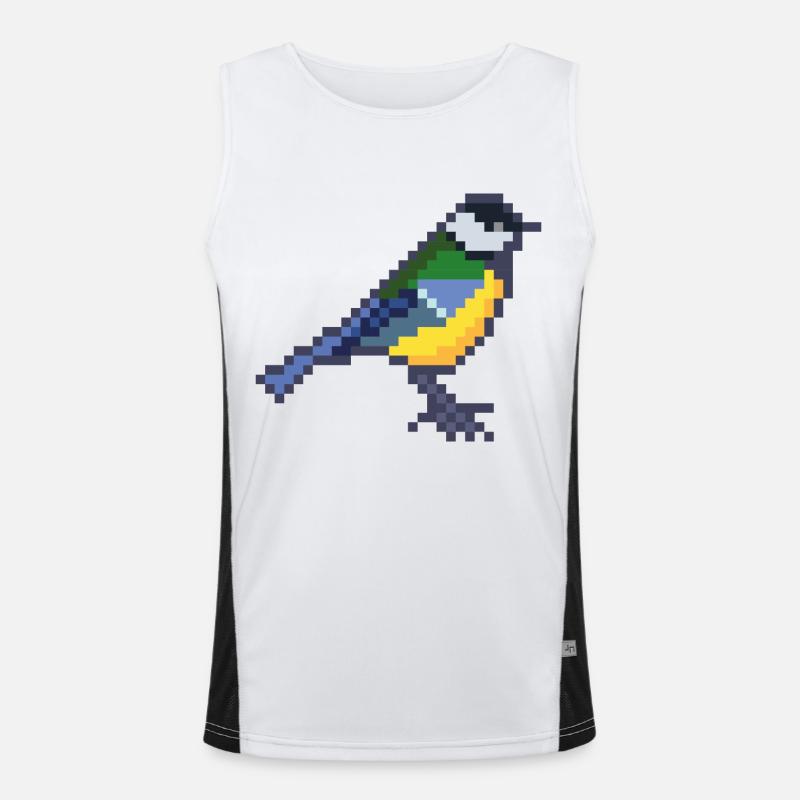 Vogel Funktionelles Kontrast-Tank Top für Männer 