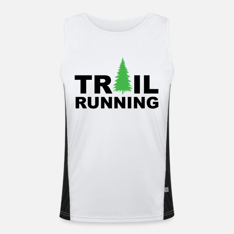 Trail Run Ultra Running Mountain Trekking Running Men's Functional Contrast Tank Top 