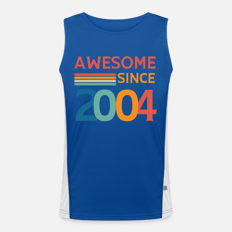 Awesome since 2004 Men's Functional Contrast Tank Top 