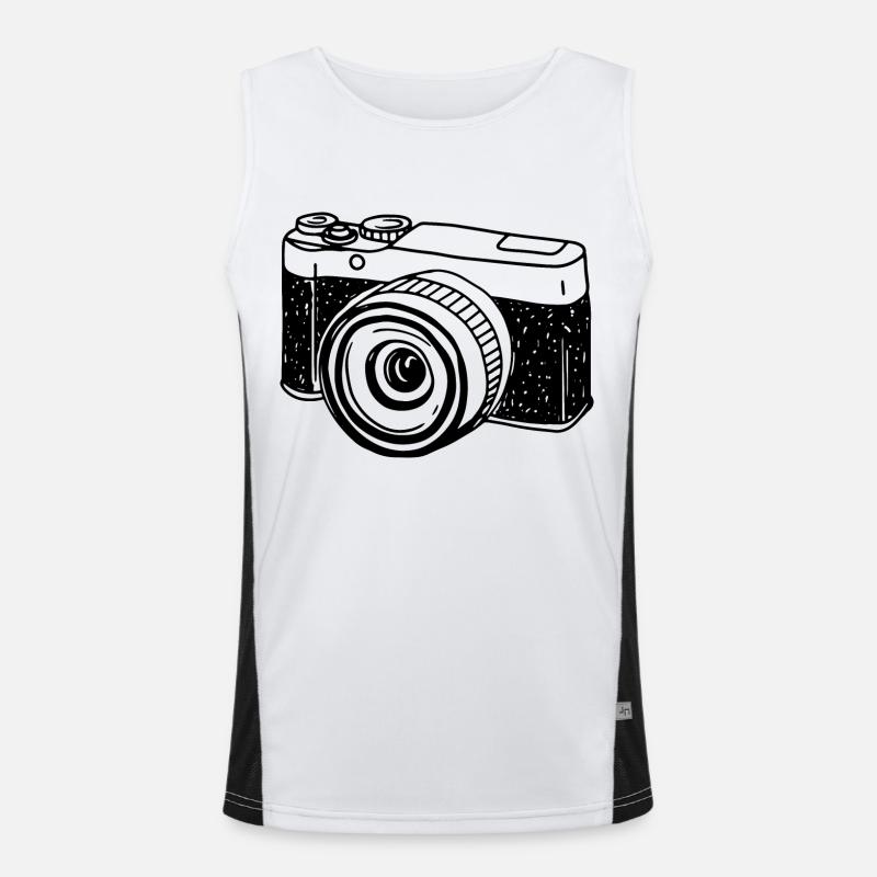 Camera Men's Functional Contrast Tank Top 