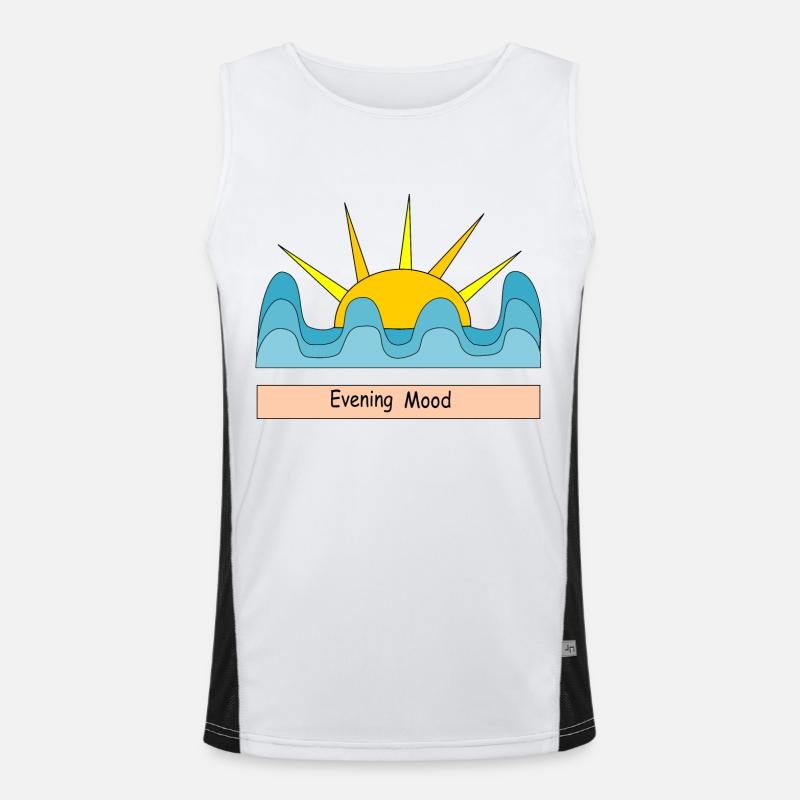 Evening Mood Men's Functional Contrast Tank Top 
