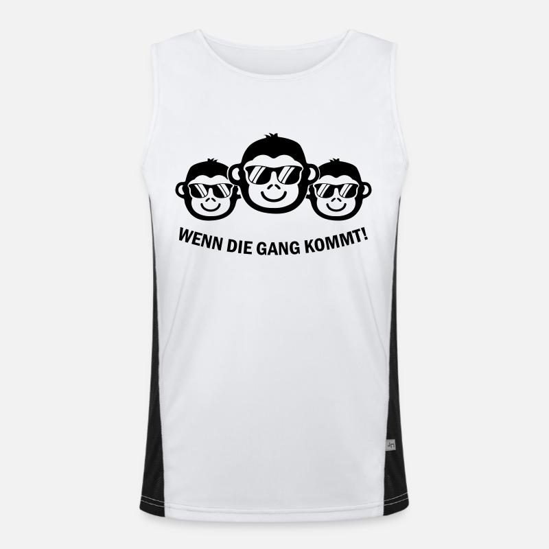 Monkey Gang Men's Functional Contrast Tank Top 
