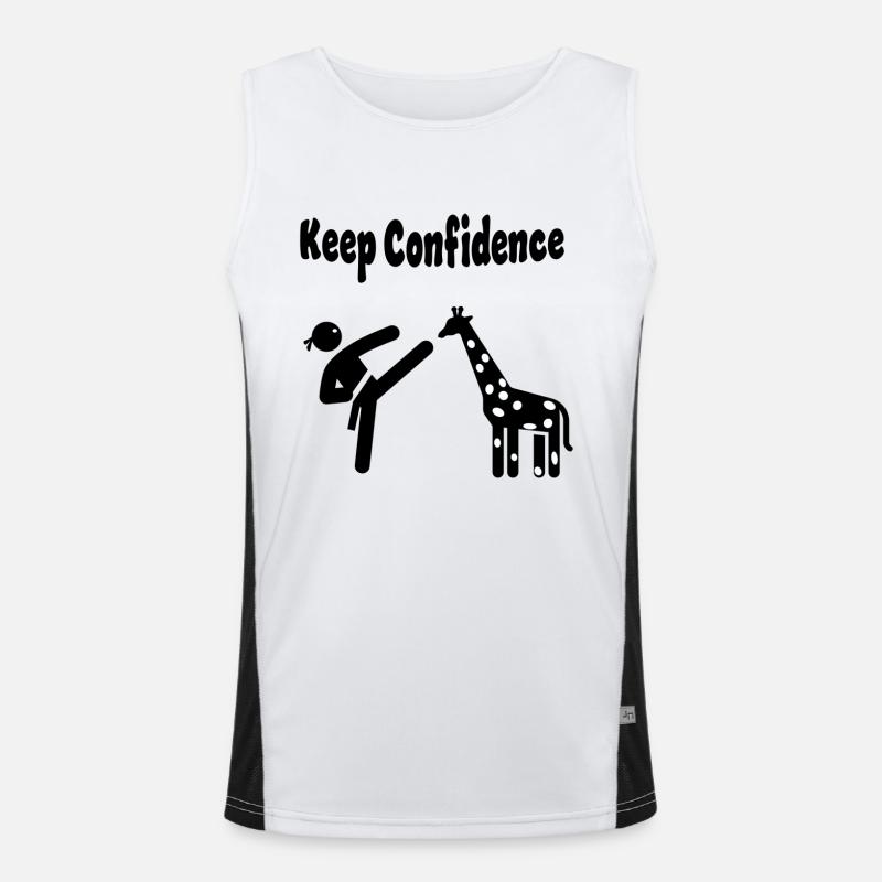 Keep Confidence Men's Functional Contrast Tank Top 
