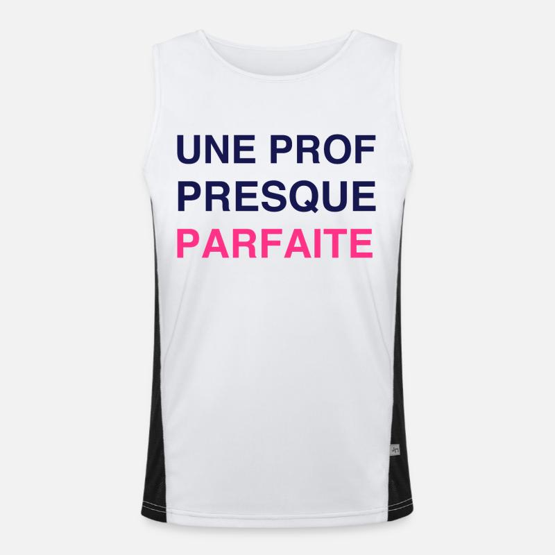 Ecole / Prof / Instit / Professeur / Maîtresse Débardeur respirant contrasté Homme 
