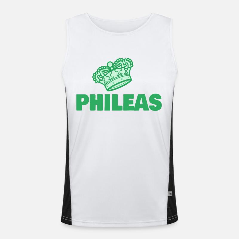 First name Phileas Men's Functional Contrast Tank Top 