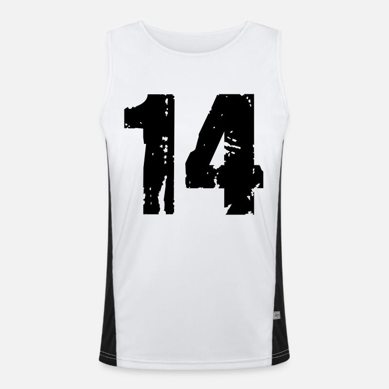 14 Men's Functional Contrast Tank Top 