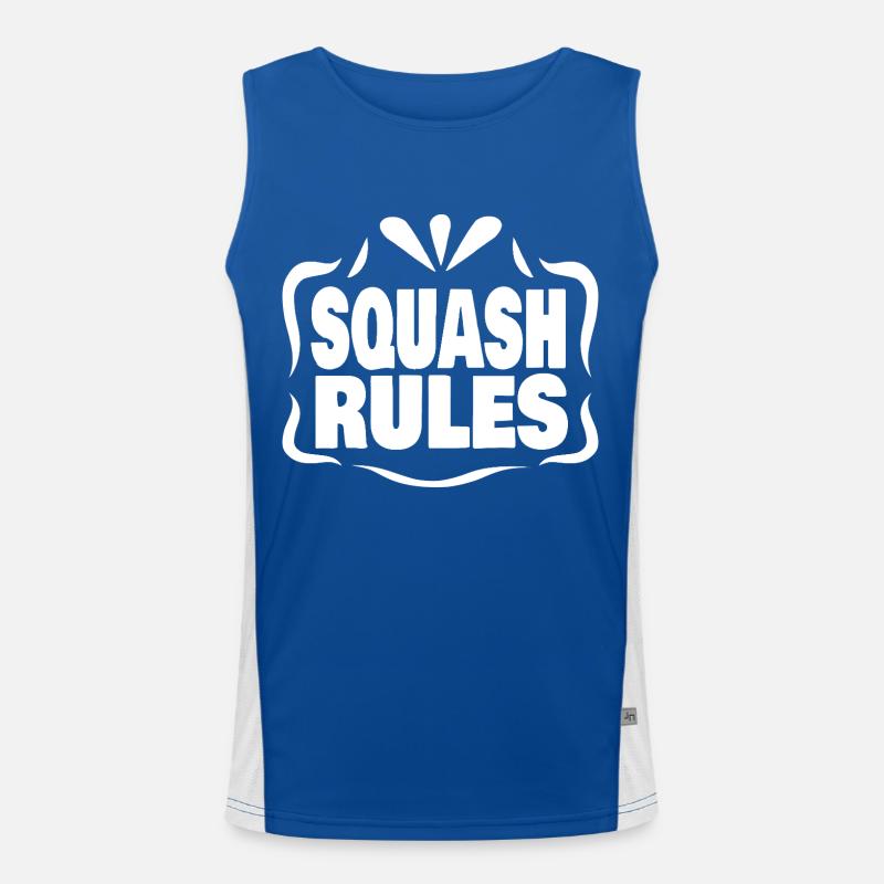 Squash Squash Funktionelles Kontrast-Tank Top für Männer 