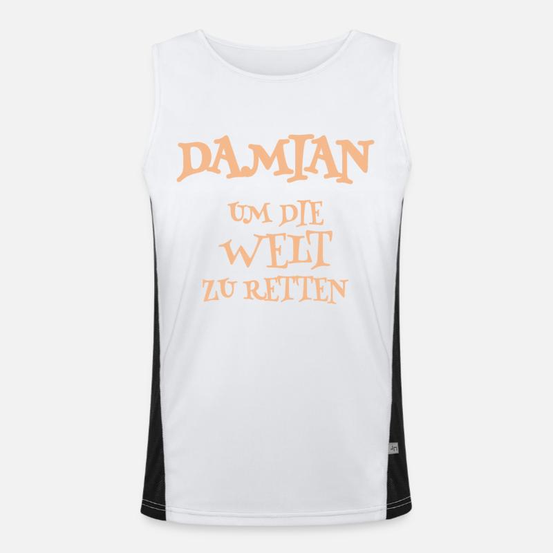 Helper Damian Men's Functional Contrast Tank Top 