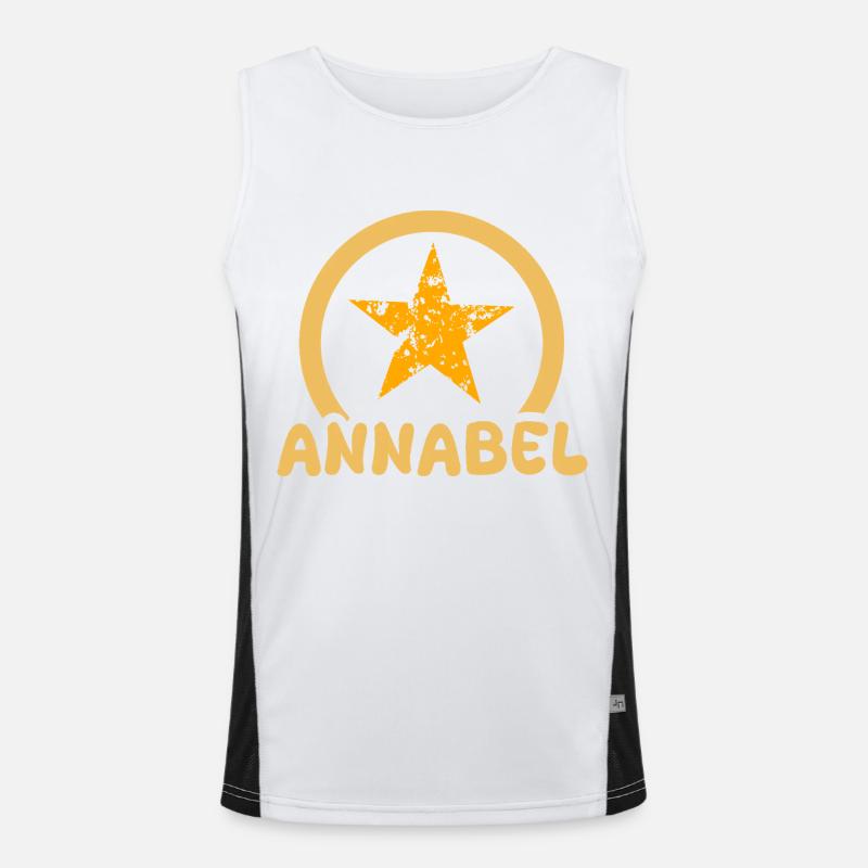 Gift for Annabel Men's Functional Contrast Tank Top 