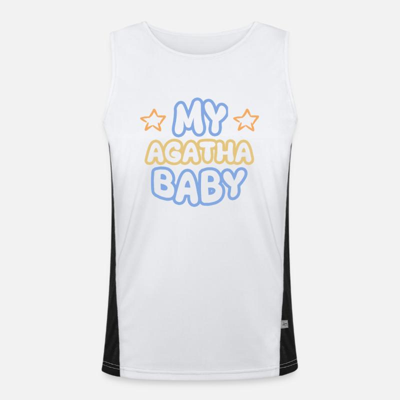 Gift for Agatha Men's Functional Contrast Tank Top 