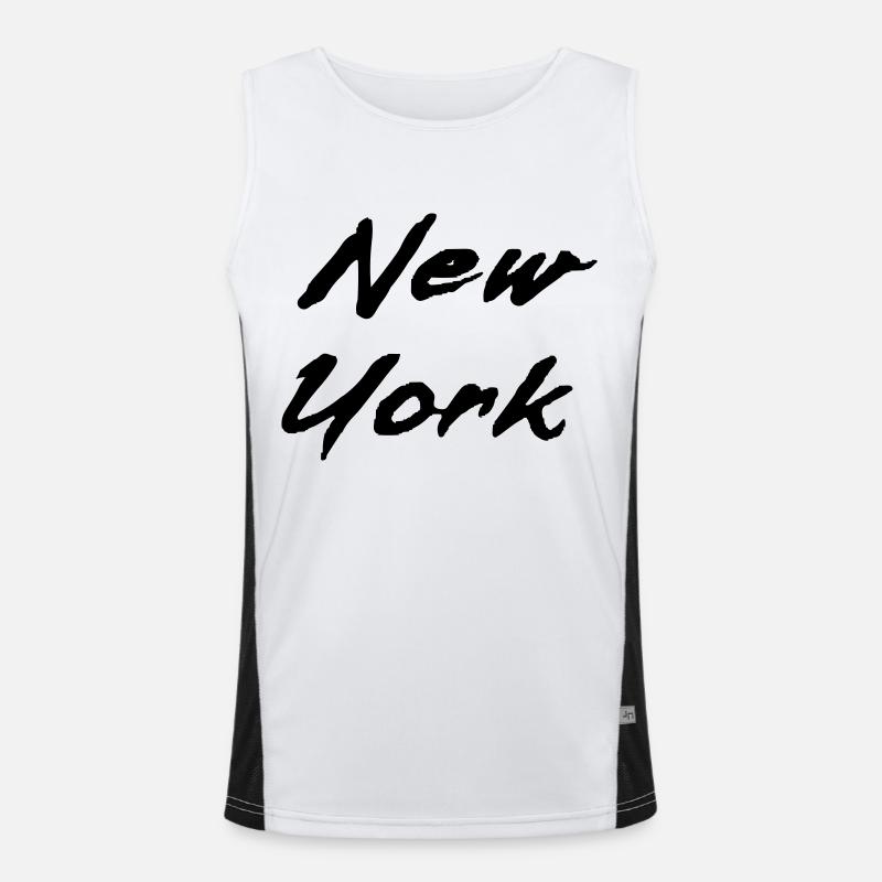 neue Arbeit Funktionelles Kontrast-Tank Top für Männer 