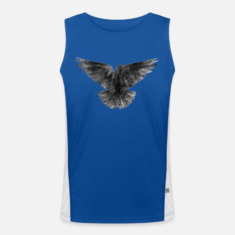 Taube Funktionelles Kontrast-Tank Top für Männer 