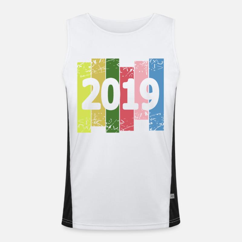 Fun 2019 Men's Functional Contrast Tank Top 
