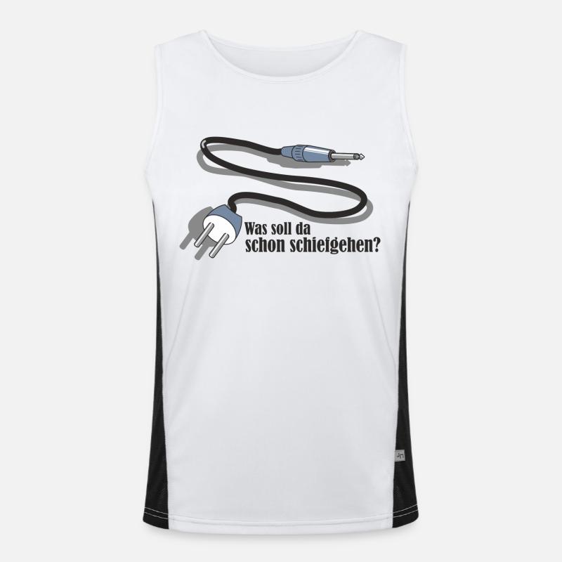 Adapter Funktionelles Kontrast-Tank Top für Männer 