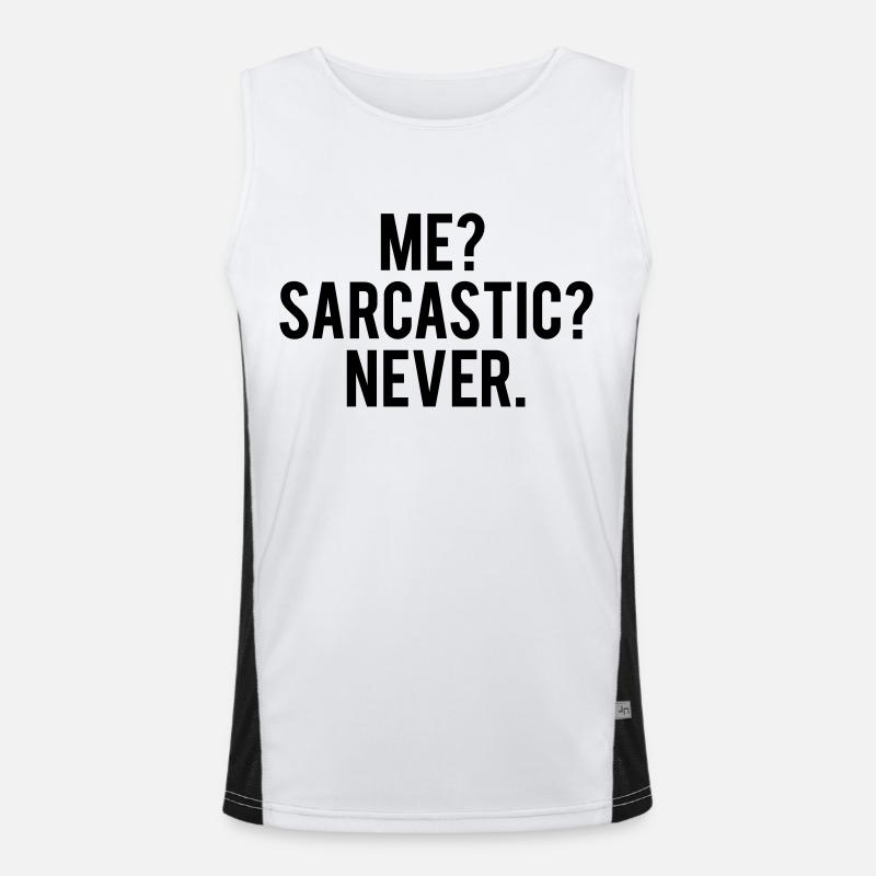 sarcastic Men's Functional Contrast Tank Top 