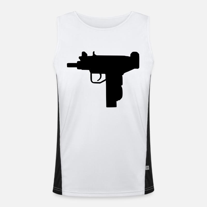 Uzi - Weapon Men's Functional Contrast Tank Top 