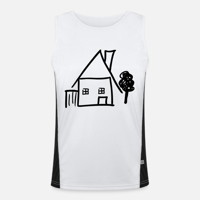 maison Débardeur respirant contrasté Homme 