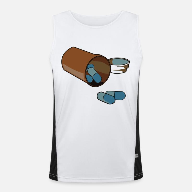 doc2 Funktionelles Kontrast-Tank Top für Männer 