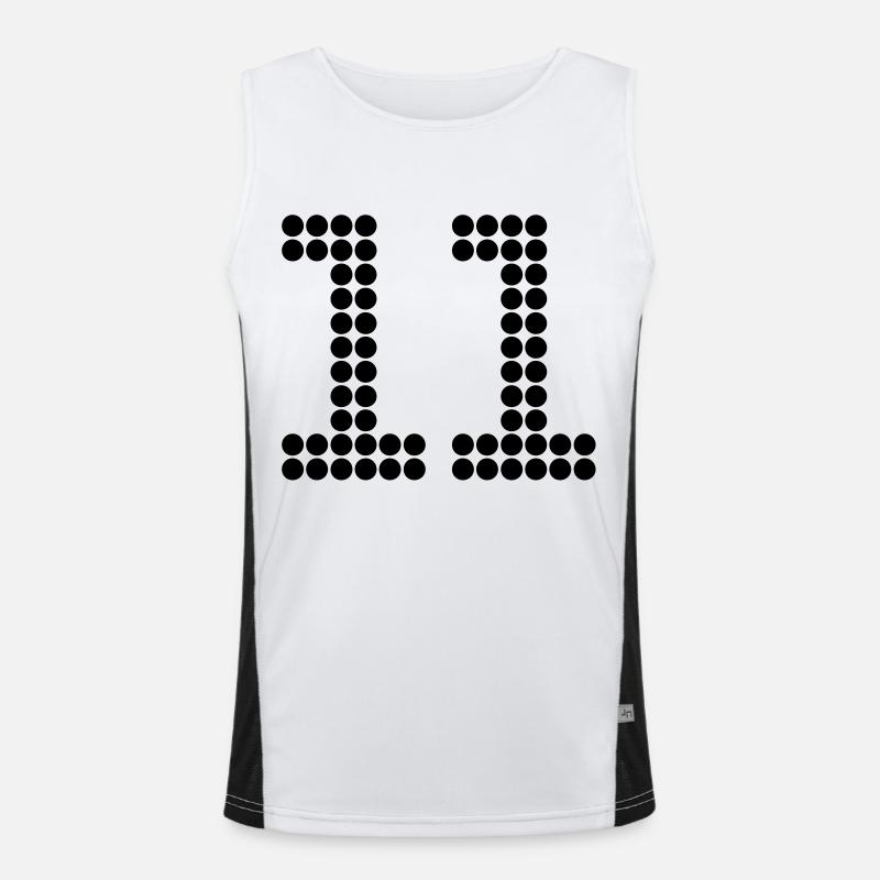 11 Débardeur respirant contrasté Homme 