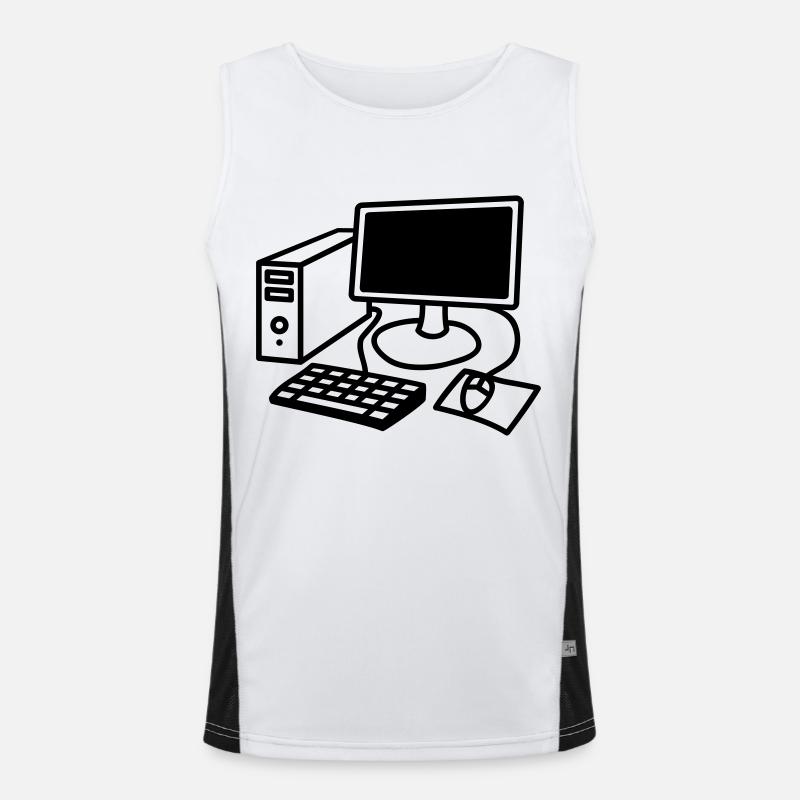 computer_1c Men's Functional Contrast Tank Top 