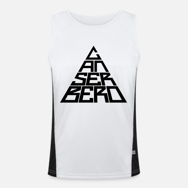 VECTORIZED CANSERBERO Men's Functional Contrast Tank Top 