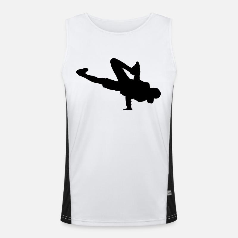 Breakdancing Breaking B-Boying B-Girling Hip-Hop Débardeur respirant contrasté Homme 