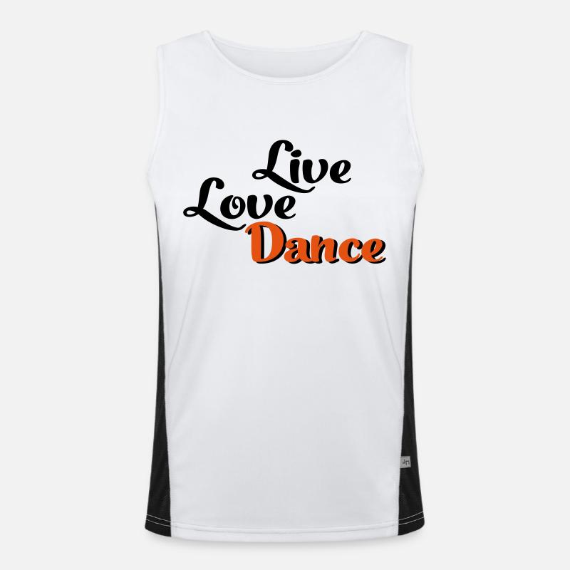 dance Men's Functional Contrast Tank Top 