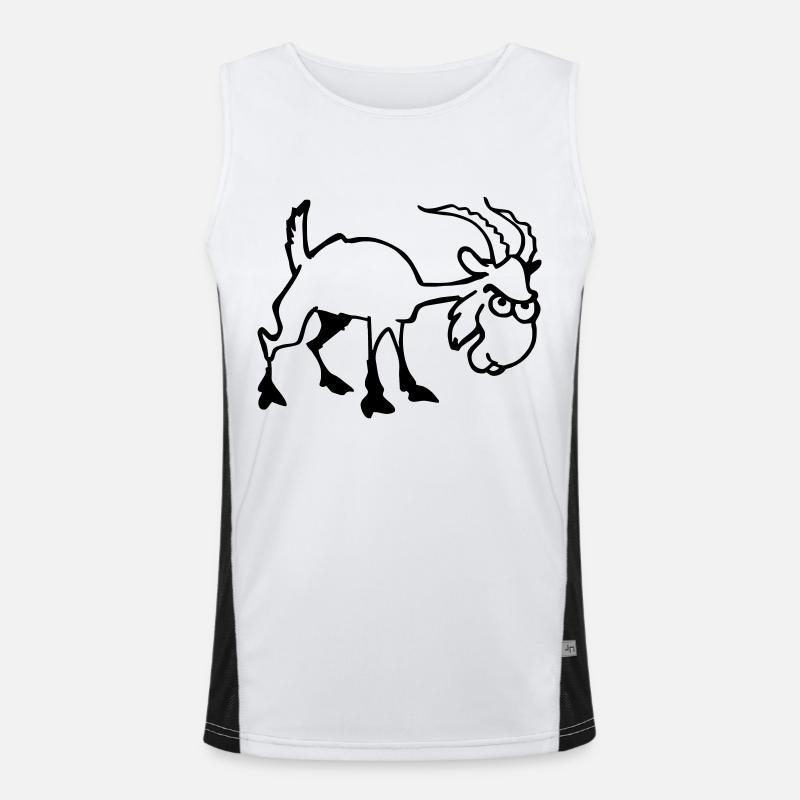 Bouc Débardeur respirant contrasté Homme 