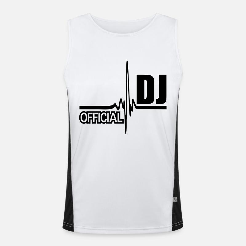 official dj Funktionelles Kontrast-Tank Top für Männer 