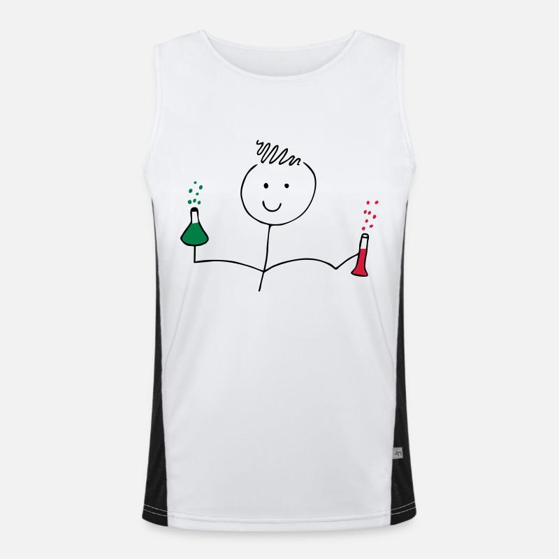 école de chimie Débardeur respirant contrasté Homme 