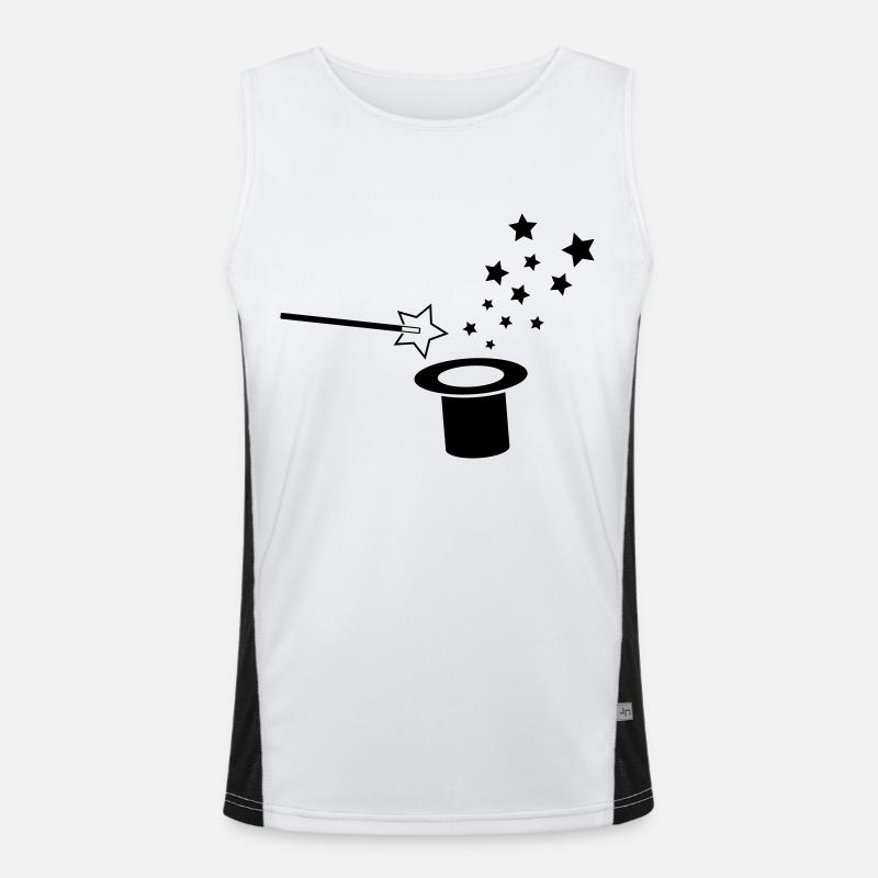 magical Men's Functional Contrast Tank Top 