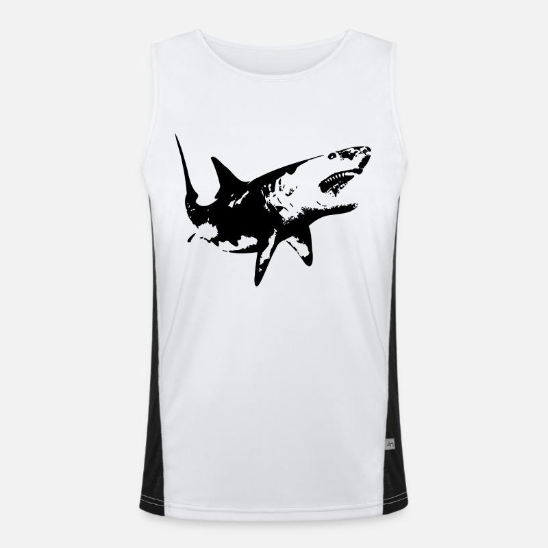 Shark Men's Functional Contrast Tank Top 