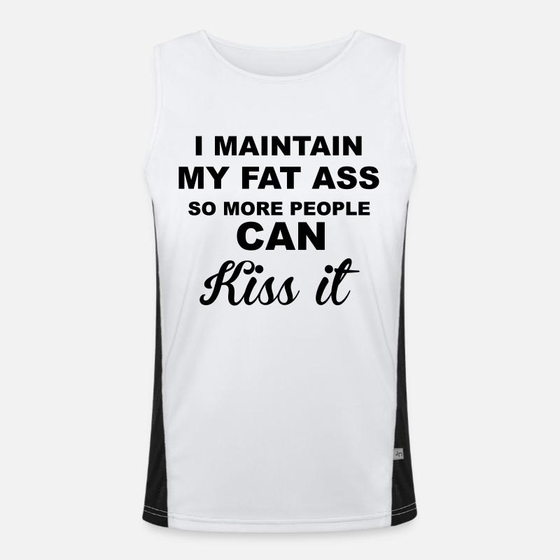 Fat Ass Men's Functional Contrast Tank Top 