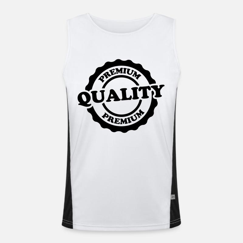 Cool Premium Quality Design Débardeur respirant contrasté Homme 