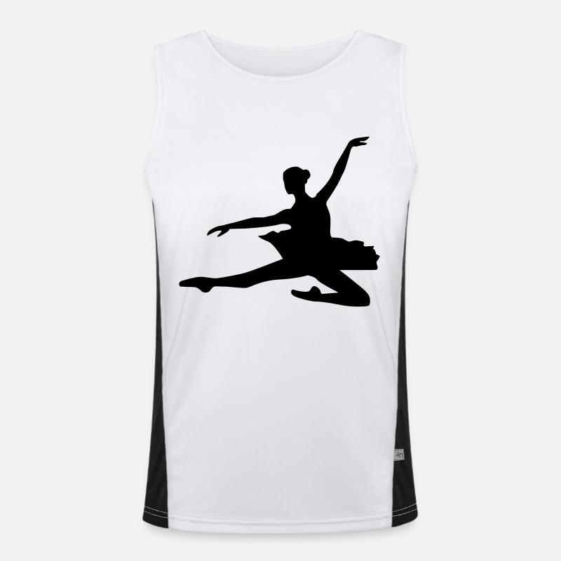Ballett Funktionelles Kontrast-Tank Top für Männer 