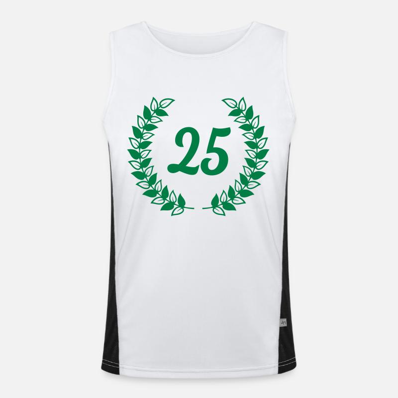 Geburtstag Funktionelles Kontrast-Tank Top für Männer 