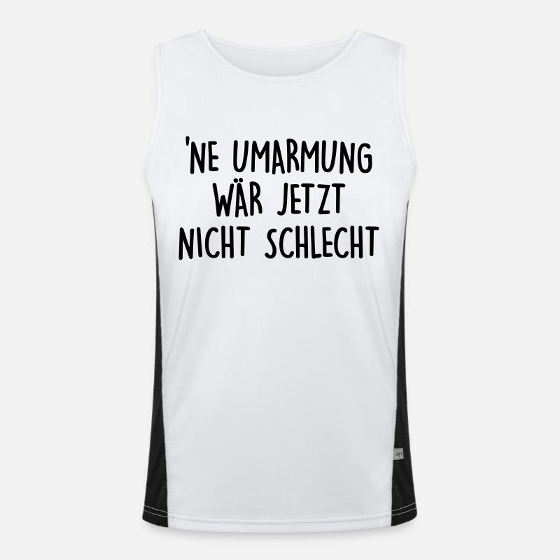 Ne Umarmung Funktionelles Kontrast-Tank Top für Männer 