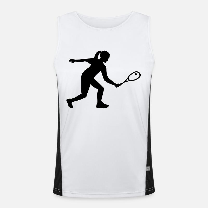 Squash Funktionelles Kontrast-Tank Top für Männer 