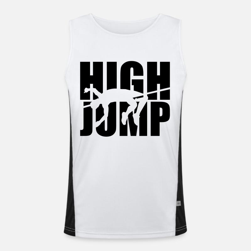 High jump Men's Functional Contrast Tank Top 