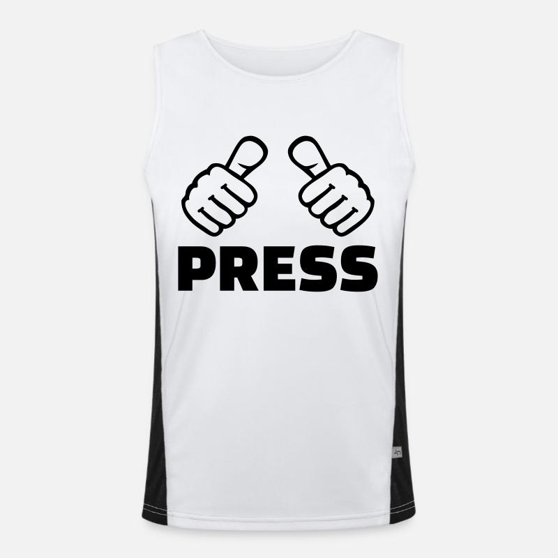 Press Men's Functional Contrast Tank Top 